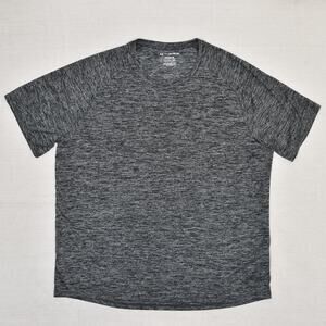 Under Armour Men's T Shirt Short Sleeve Gym Polyester Gray Size 3XL Tech Tee